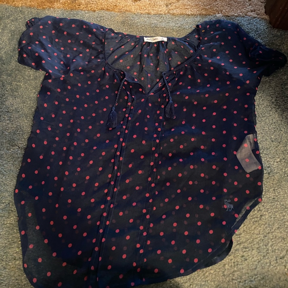 Abercrombie and fitch kids see through blouse